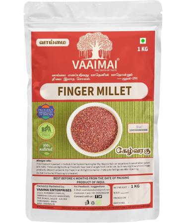 Harsha Finger Millet/Ragi/Kezhvaragu/Nachani/Mundua/Ragula/Panji Pullu 1kg - Buy Online on GoSupps.com