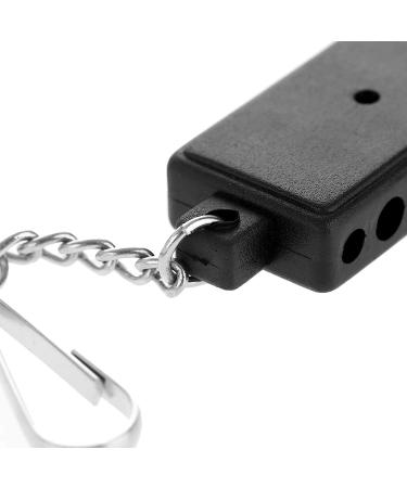 MUXSAM Black Golf Tee Holder for Bag - 1-Pack Tee Carrier with 12 Holes, 3 Ball Markers, Keychain - Golf Accessory - Buy Online on GoSupps.com