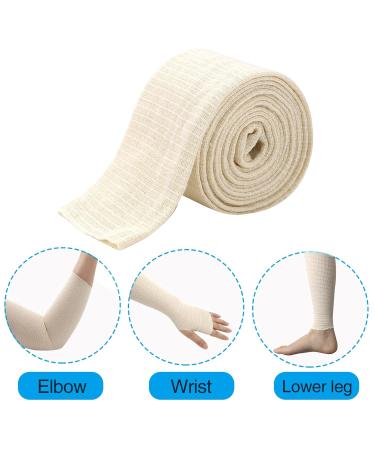 Elastic Hose Compression Bandage for Large Knees & Medium to Large Calves - 8.75cm x 10m | Supportive Cotton & Elastaan | International Shipping - Buy Online on GoSupps.com