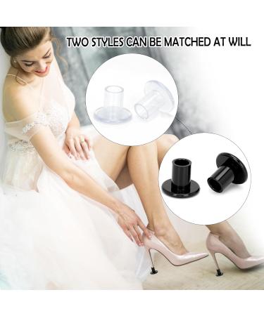12 Pairs High Heel Protectors - S/M/L Heel Stoppers & Covers for Weddings Grass Gravel & Outdoor Events - Durable Heel Repair Caps for Women - Buy Online on GoSupps.com