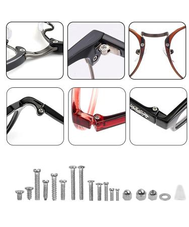 500-Piece Glasses Repair Kit | Mini Screwdriver Nose Pads & Tools for Glasses Sunglasses & Jewelry - Buy Online on GoSupps.com