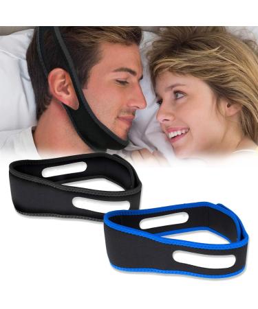 Anti Snoring Devices 2PCS Anti Snore Chin Strap Comfortable Snoring Aids for Men Women Natural Solution Snore Stopper Most Effective Anti Devices Sleep Aid Reducing Aids for Snoner Man Women