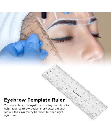 20PCS Eyebrow Stencil Measurement Ruler Bendable and Flexible Eyebrow Microshaping Ruler Eyebrow Design Ruler for Home and Travel - Buy Online on GoSupps.com
