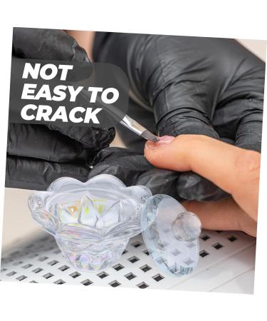 Ipetboom 1pc Nail Art Crystal Cup Vitroleros Para Mini Nail Dappen Dish Nail Cup Dappen Dish Bowl Glass Mixing Dish Dappen Dish Acrylic Nails Nail Glassware Monomer Plate Manicure - Buy Online on GoSupps.com