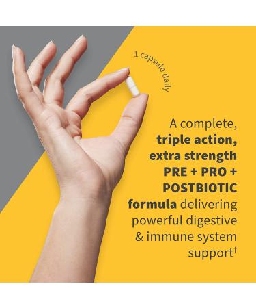 Garden of Life Once Daily 3-in-1 Probiotics, Prebiotics & Postbiotics for Digestive & Immune Health - 100 Billion CFU - 30 Day Supply - Buy Online on GoSupps.com