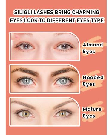 Natural Cat Eyelashes - 14mm Wispy False Lashes | 3D Volume C Curl | Thin Band Strip Lashes | 7 Pair Pack - Shop Now - Buy Online on GoSupps.com