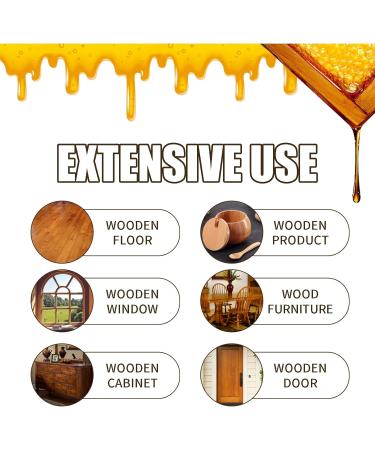 Natural micromolecule Beeswax Spray Wooden Furniture polishing Beeswax Spray Beeswax Furniture polishing and Maintenance Spray Used for Wooden Furniture Floor Care polishing Scratches renovatio - Buy Online on GoSupps.com