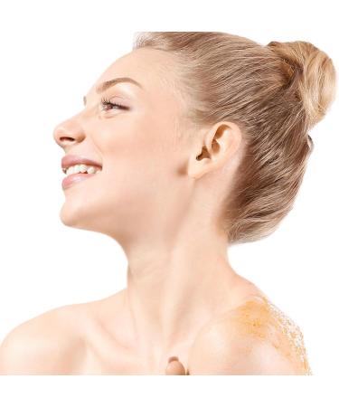 Brightening Body Scrub - Ultra Moisturizing Brightening Body Scrub with Vitamin C | Natural Salt Scrub 14.11oz for Body Care Deep Cleansing & Pw tools - Buy Online on GoSupps.com