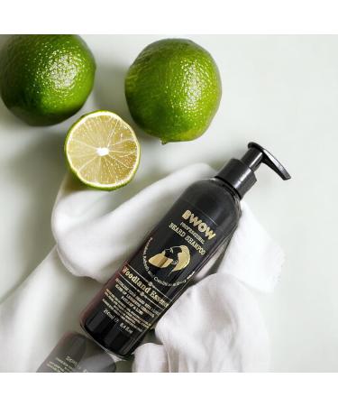 BWOW Professional Beard Shampoo for Men - Refreshing Cleanse and Condition Revitalising Lebanese Cedarwood Bay Leaf & Lime - Vegan Woodland Essence 250ml Infused with Lebanese Cedarwood Bay Leaf & Lime offering a vibrant sensory experience tailored for th - Buy Online on GoSupps.com