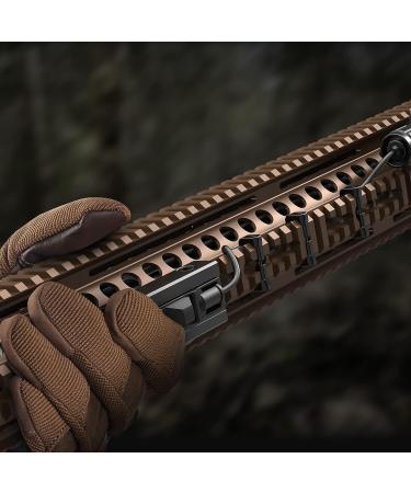 Guardtier CGM908 Picatinny Cable Management Guides 8 Pack - Black | Flashlight Laser Wire Clips - Buy Online on GoSupps.com