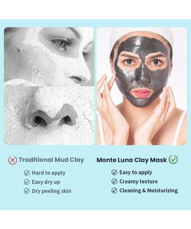 Turmeric Vitamin C Clay Face Mask Set - Dead Sea Mud, Green Tea, Oil Control for Acne - 2.5 OZ - Men & Women - Buy Online on GoSupps.com