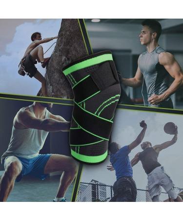 Vitoki Knee Support for Men & Women - XXL Green - Ergonomic Comfort & Pain Relief - Buy Online on GoSupps.com