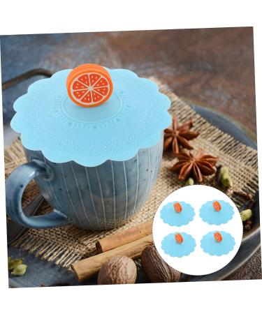 Alipis 4pcs Covers Mug Hot Drink Dustproof Lid Use Cups Cover Leakproof Camping Sealed Bottle Fruit Food - Buy Online on GoSupps.com