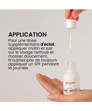 Jean & Len Glow Booster Serum restores radiance to dull skin facial serum with vitamin C derivative & resveratrol complex for more even skin texture 30 ml - Buy Online on GoSupps.com