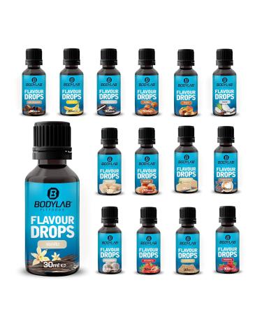 BODYLAB24 Caramel Flavor Drops 30ml | Calorie-Free Sugar-Free Fat-Free | Natural Sweetener for Food & Coffee | No Artificial Dyes - Buy Online on GoSupps.com