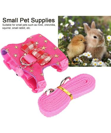 Adjustable Hamster Dishes & Running Vest Set | Leash for Syrian Hamsters Squirrels Mice & Ferrets - Flexible Linen Design - Buy Online on GoSupps.com