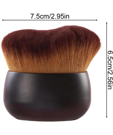 Body Bronzer Brush Large Head Extra Dense Bristles Tanning Applicator Bronzer Blend Foundation Applicator For Neck Arm Leg Concealer Contouring Black - Buy Online on GoSupps.com