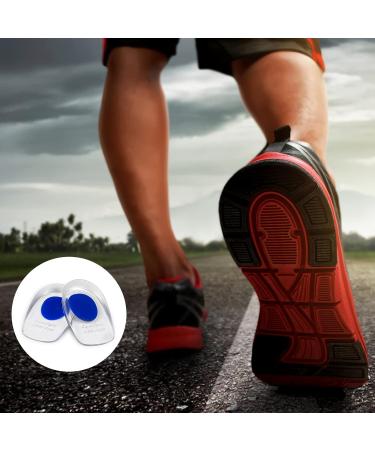 NewPop Heel Spur Inserts - Gel Silicone Cushions for Plantar Fasciitis Relief | Orthopedic Heel Pillows (34-39) - Buy Online on GoSupps.com