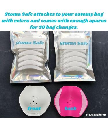 StomaSafe Stoma Protector & Shield | Best Ostomy Bag & Hernia Protector - Black - Buy Online on GoSupps.com