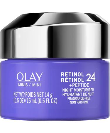 Olay Super Serum 14mL & Olay Regenerist Retinol 24 Night Face Moisturizer Fragrance-Free Trial Size 14mL - Buy Online on GoSupps.com