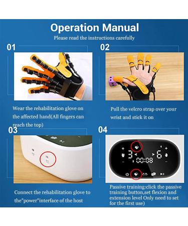 Finger Hand Training Device Hand Rehabilitation Robot Gloves Equipment for Stroke Hemiplegia Recovery Training Finger Flexion Correction Finger Extension RightHand 12age(child) - Buy Online on GoSupps.com