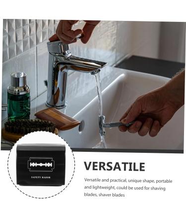 Frcolor Razor Bing Bank - Rustproof Steel Hairdressing Blade Disposal Container for Safe & Easy Waste Management - Buy Online on GoSupps.com