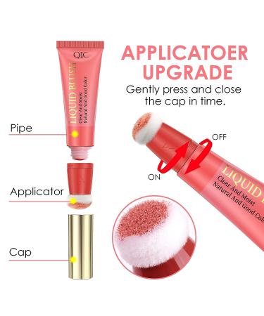 POPAMISOLER Natural Matte Liquid Cheek Blush Wand - Dark Rose 4 - Buy Online on GoSupps.com
