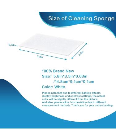 100 Count Disposable Magic Sponge Eraser Sheets - Thin Nano Cleaning Wipes for Hard-to-Reach Places - Buy Online on GoSupps.com