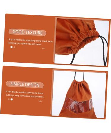 Baluue Hair Dryer Storage Bag Travel Supplies Hair Dryer Sack Drawstring Storage Pouch Suede Coffee 32x28x0.6cm Coffee - Buy Online on GoSupps.com