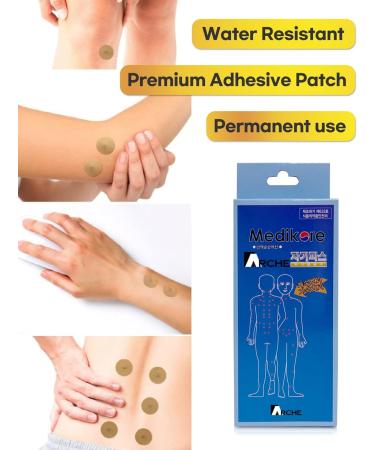 100pcs ACU-Magnetic Patches | Pain Relief Magnets Like Acupuncture | Pre-Attached Plasters for Back Neck Shoulder Wrist & Leg - Buy Online on GoSupps.com