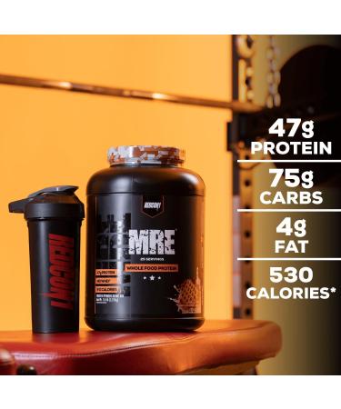 REDCON1 MRE Protein Powder Peanut Butter Cookie - Meal Replacement Protein Blend Made with MCT Oil & Whole Foods - Protein with Natural Ingredients to Aid in Muscle Recovery (25 Servings) - Buy Online on GoSupps.com