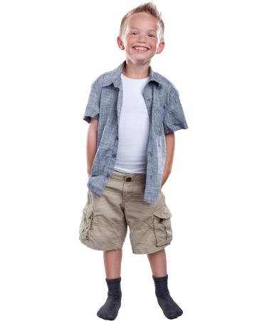 SmartKnitKIDS Seamless Sensitivity Socks - 2 Pack (Purple & Charcoal XL) - Buy Online on GoSupps.com
