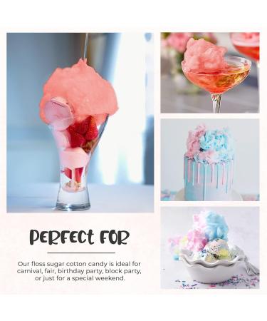 Baking Beauty and Beyond Premium Raspberry Flavour Floss Sugar - 800g Bulk Cotton Candy Flossing Sugar with Natural Ingredients for Every Occasion - Buy Online on GoSupps.com