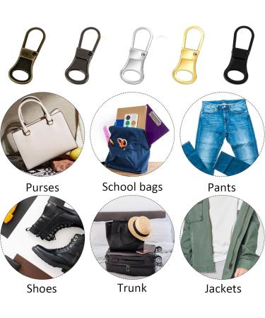 Ouligay 12-Pack Metal Zipper Pulls | Zipper Repair & Replacement for Clothes Backpacks Wallets & Handbags - International Shipping Available - Buy Online on GoSupps.com