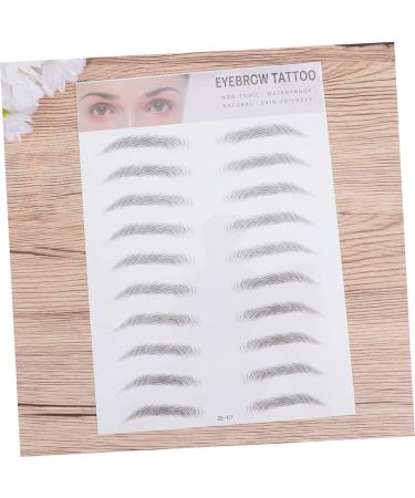 Ipetboom 4 Pcs 3d Eyebrow Stickers Honeycomb Lip Gloss Tube Eyebrow Tool Transfer Stickers Water Proof 6d - Buy Online on GoSupps.com