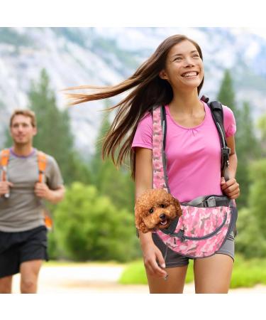 Petcute Dog Carrier Bag - Adjustable Breathable Pet Travel Bag for Puppies (Up to 4kg) - Pink Shoulder Bag with Safety Lines | International Shipping - Buy Online on GoSupps.com