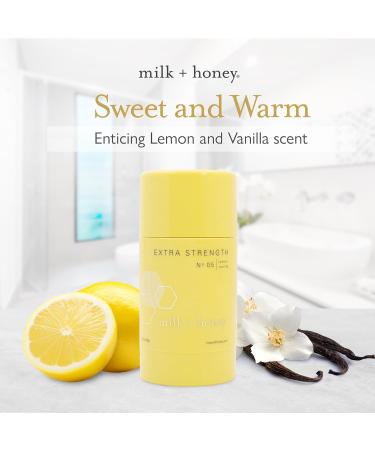 milk + honey Extra Strength Deodorant No. 05 Aluminum Free Deodorant for Women and Men Natural Deodorant Gentle on the Skin Lemon and Vanilla scent Extra Strength / Lemon Vanilla - Buy Online on GoSupps.com