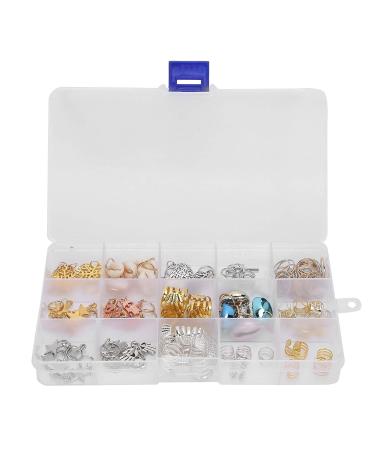 Shop DIY Hair Braid Rings - Snowflake Leaves Pendant Dreadlocks Jewelry Accessories for Unique Hair Styles - Buy Online on GoSupps.com