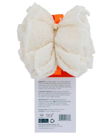 Organic Exfoliating Bath Pouf - Pack of 12 | CleanLogic Certified Organic - Buy Online on GoSupps.com
