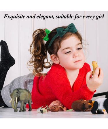 3 Headbands 3 Hair Ties Green Hair Accessories Green Hairbands Women'S Style Hairbands Bow Headbands Girls' Hair Accessories Set - Buy Online on GoSupps.com