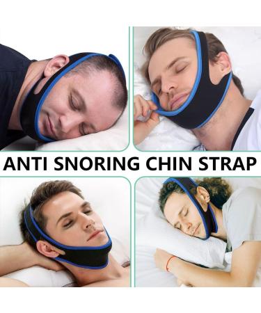 Anti Snoring Chin Strap - Adjustable CPAP Sleep Aid for Men & Women | Stop Snoring Jaw Strap (Pink - Buy Online on GoSupps.com