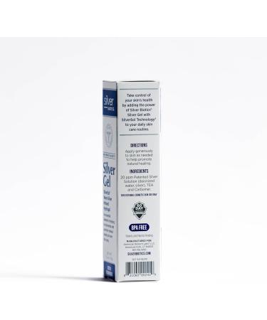 American Biotech Labs Silver Biotics Patented Multivalent SilverSol 20 PPM Soothing Skin Gel | Versatile 1.5 oz for Skin Comfort and Wellness 1.5 Ounce (Pack of 1) - Buy Online on GoSupps.com