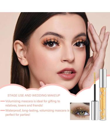 Glitter Mascara Lengthening and Volumizing Colored Mascara | Thick and Shiny Makeup | Lightweight and Easy to Use for Women and Girls - Buy Online on GoSupps.com