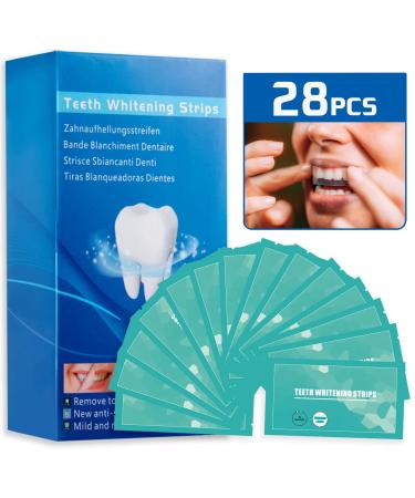 Non Toxic Teeth Whitening Strips  Non-Sensitive White Strip Teeth Whitener for Tooth Whitening  Dentist Formulated and Certified Non Toxic  Whiter Teeth in 7 Days (14 Treatments 28 Strips)