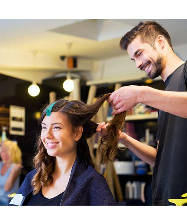 24 Mixed Color Hair Clips - Plastic Combi Clips & Compartment Clamps for Hairdressers - Essential Accessories for Women - Buy Online on GoSupps.com