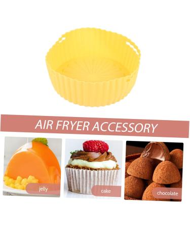 Zerodeko Pot Design Washable Handle Air Non-Stick Accessory Silicone Kitchen Mat Household Bowl Yellow 19X19X7CM - Buy Online on GoSupps.com