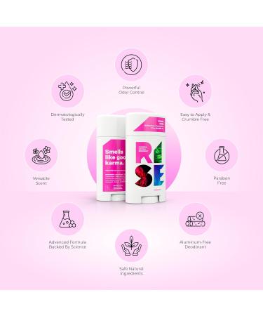 Rise Powerful Natural Deodorant | Aluminum Free for Women & Men - Long Lasting Odor Control with Essential Oils - 1 Pack - Buy Online on GoSupps.com