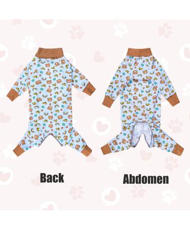 YeaPeeto 4XL Bear One-Divider Pajamas for Large & Medium Dogs - Relaxation Wound Protection Allergies Anti-Lick & Hair Loss Solution - Buy Online on GoSupps.com