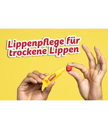 Carmex Classic Tube - Lip Balm for Dry Lips - Moisturizing and Soothing for Chapped Lips - With Vaseline Vitamin E and Beeswax - 12 x 10 g - Buy Online on GoSupps.com
