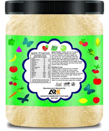 Green Velly Organic Infinity Apple Fruit Shake Powder | Dry No Added Sugars and Preservatives - 200 GM by Organic Infinity - Buy Online on GoSupps.com